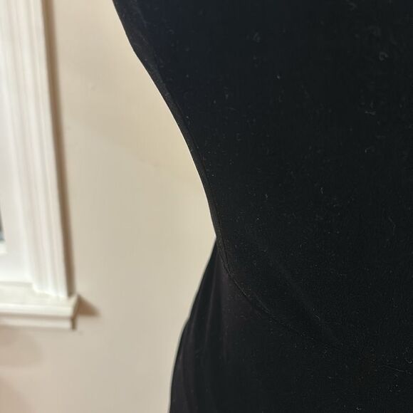 REVELRY Black Velvet Backless Gown 4 - Picture 5 of 7